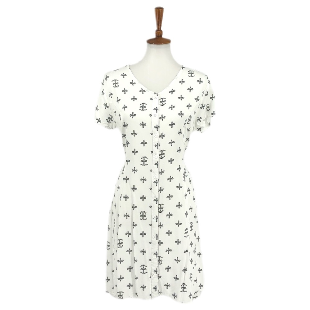 By Junkfood White Blondie Camp Funtime Mini Dress